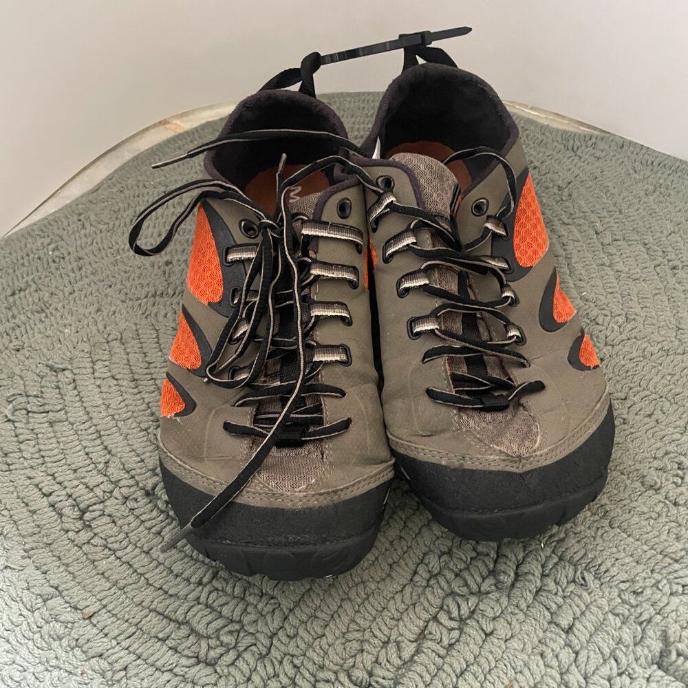 Merrell True Glove Barefoot Brindle and Harvest Pumpkin MENS 9.5 - Picture 2 of 8